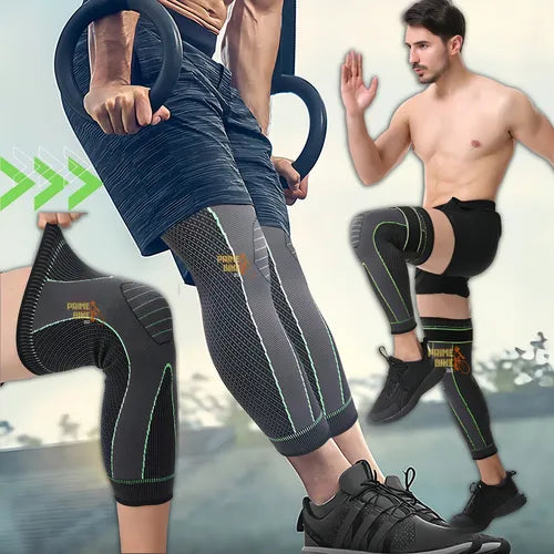 2 Rodilleras Larga Compresion De Bandas