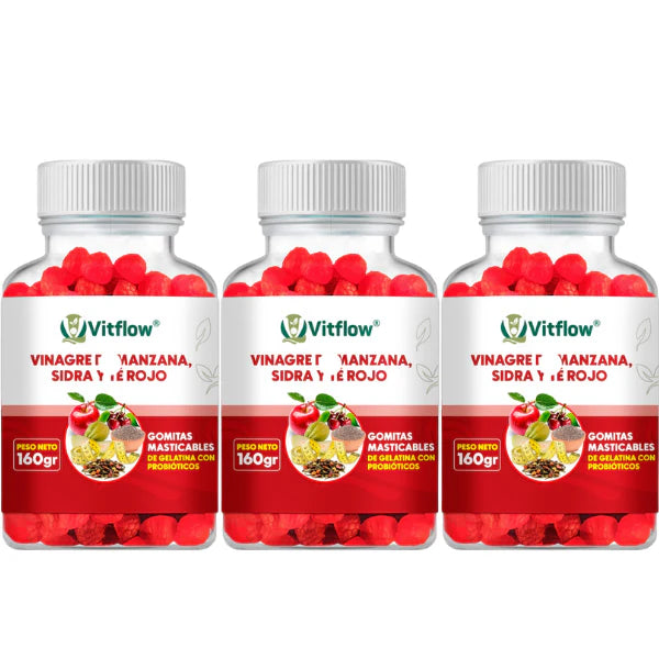 Gomitas de Vinagre de Manzana + Entrega Gratis + Solo pagas al recibir ¡Solo por hoy!